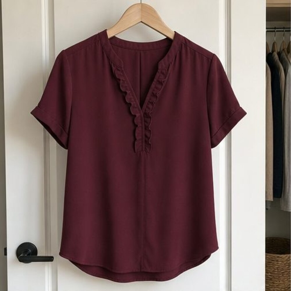 Burgundy Cami Blouse